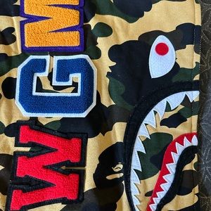 Camo Bape Shark Full Zip Hoodie